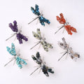 Wholesale Natural Crystal Gravel Chips Stone Dragonfly Healing Crystals Room Desk Decoration