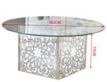 Wedding Chair LED Glass Dining Table Luxury Style Durable Customizable for Weddings Banquets Parties Hotels