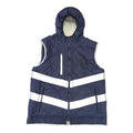 Hi Vis Safety Fleece Zip Hoodie Sweatshirt ANSI Class 2 Reflective With Black Bottom for Men  Hi-Vis Lime Zipper Sweatshirt