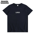 Wholesale 100% Cotton Men's Tshirts Custom Logo Heavyweight Oversized Plain T-Shirt Solid Pattern