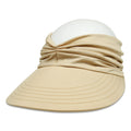Summer Beach Visor Hats Wide Brim Hollow Top Elastic Ponytail Cap UV Sun Protection Visor Hat