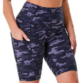 Women's Custom Printed Spandex/Polyester Knitted Breathable High Waist Yoga Biker Shorts Tummy Control Fitness Leggings