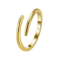 RINNTIN APR08 Fine Jewelry Prue 925 Sterling Silver Rings Joyas De Plata 14K Gold Plated Wedding Ring for Women