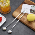 Trending Long Ice Cream Spoons 3 Sizes Stainless Steel 304 Material Spoon Long Spoon Ice Cream