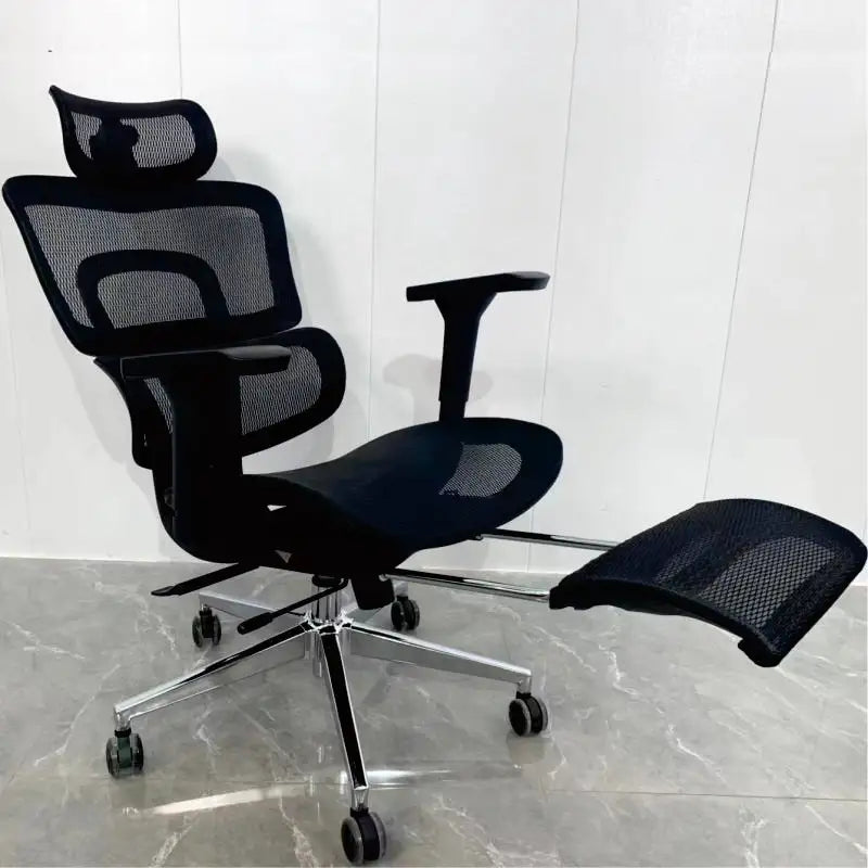 Factory Direct Ergonomic Metal Black Manager Mesh Task Chair Swivel Office Chair for Meeting Room