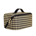 Luxury Large Capacity Vegan Leather Travel Makeup Pouch Personal Zippered Cosmetics Storage Bag High-end Makeup Tools