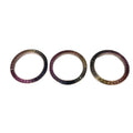 Customizable Stainless Yellow Bezel with Colorful Zircon New Design Manual Watch Parts for Wristwatches Brand Accessories