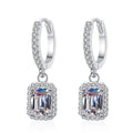 S925 Sterling Silver Moissanite Earrings Elegant and Luxurious  Earrings
