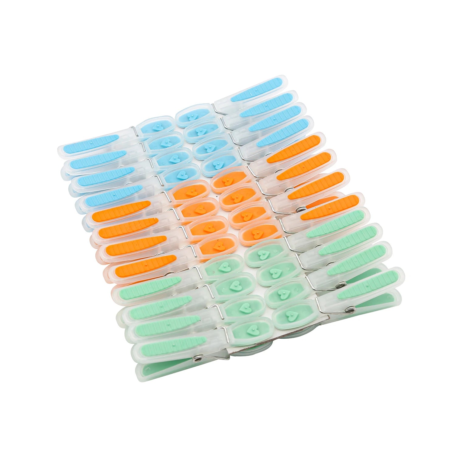 Fashion Clothespegs 8.0cm Popular 24pcs TPR Plastic Clothes Pegs Wholesale Pegs Softgrip Clothespins Cloth Pegs
