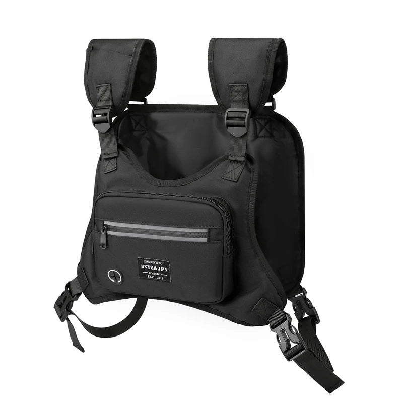 Fashion Tactical Oxford Light Weight Multi-purpose Tactical Outdoor Sports Cycling Chest Bag Chest Bag Streetwear