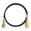 60inch Duo Quick Connect CQC to External CO2 Tank Adapter Hose Kit W21.8-14 CGA320 for Paintball Accessories with Soda