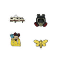 2021 New Design Breaking Bad Custom Plated Hard Enamel Anime Lapel Pins for Men