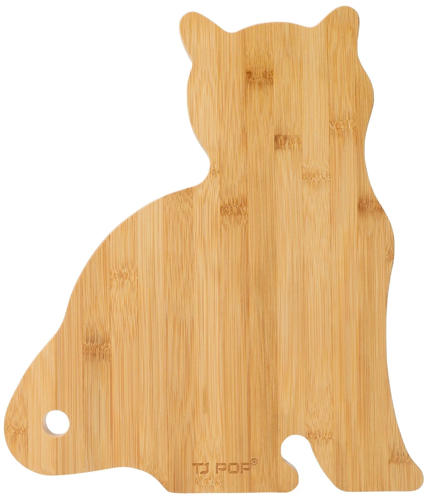 Personalized Cat Shaped Charcuterie Board Kids Serving Bamboo Cutting Block for Cheese Customized Chopping Blocks