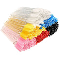 Crystal Eyelash Mascara Wands Disposable Lash Brushes for Extensions Makeup Brush Eyebrow Applicators Tool Kit