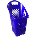 Supermarket Pull Handle Shopping Trolley Plastic Baskets for Mall Usage