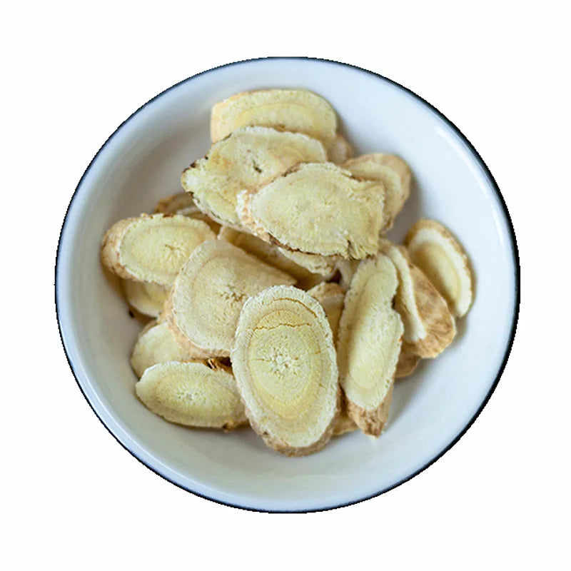 Astragalus Membranaceus Air Dried 1.4-1.6cm Large Dried Huang Qi Slices Chinese Sliced Milkvetch Roots OEM Accept