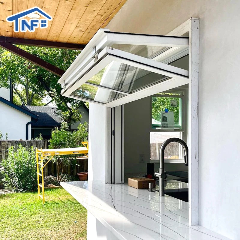 Modern Aluminum Alloy Tempered Glass Electric Automatic Vertical Bifold Folding Windows Fiberglass Folding Screen for Hotel Use