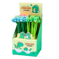 Promotional Creative Cartoon Cute Silicone Dinosaur Gel Pens for Kids