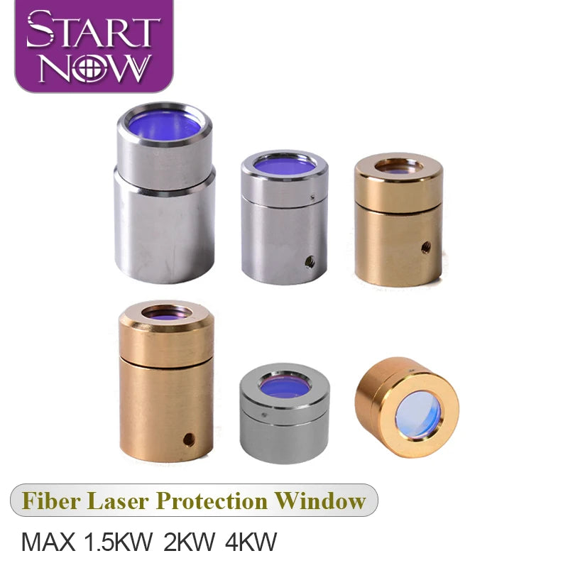 Raycus MAX QBH Output Protective Connector Lens with Lens Protective Cover Fiber Laser Machine Parts Industrial Laser Equipment