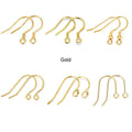 Wholesale DIY Sample Style 925 Pure Solid Sterling Silver Hanging Earring Hook for Earrings Jewelry Making