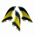 NEW FT 1 II Surfboard Fin  Pure Epoxy Surf Fins  Tri Quad Set  S M L
