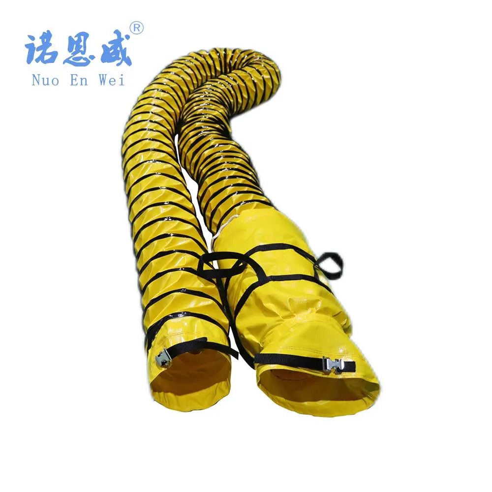 Hot Sale 12inch 300mm Spiral PVC Flexible air Duct With Bag
