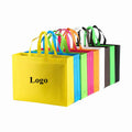 Custom Logo Non-Woven Shopping Bags Eco-Friendly Reusable Grocery Totes Wholesale Durable TNT PP Bags