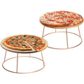 Metal Food Grade Modern Round Cake Stand Set with 1kg Weight Customized Color OEM/ODM for Wedding Food Display Dessert Tray
