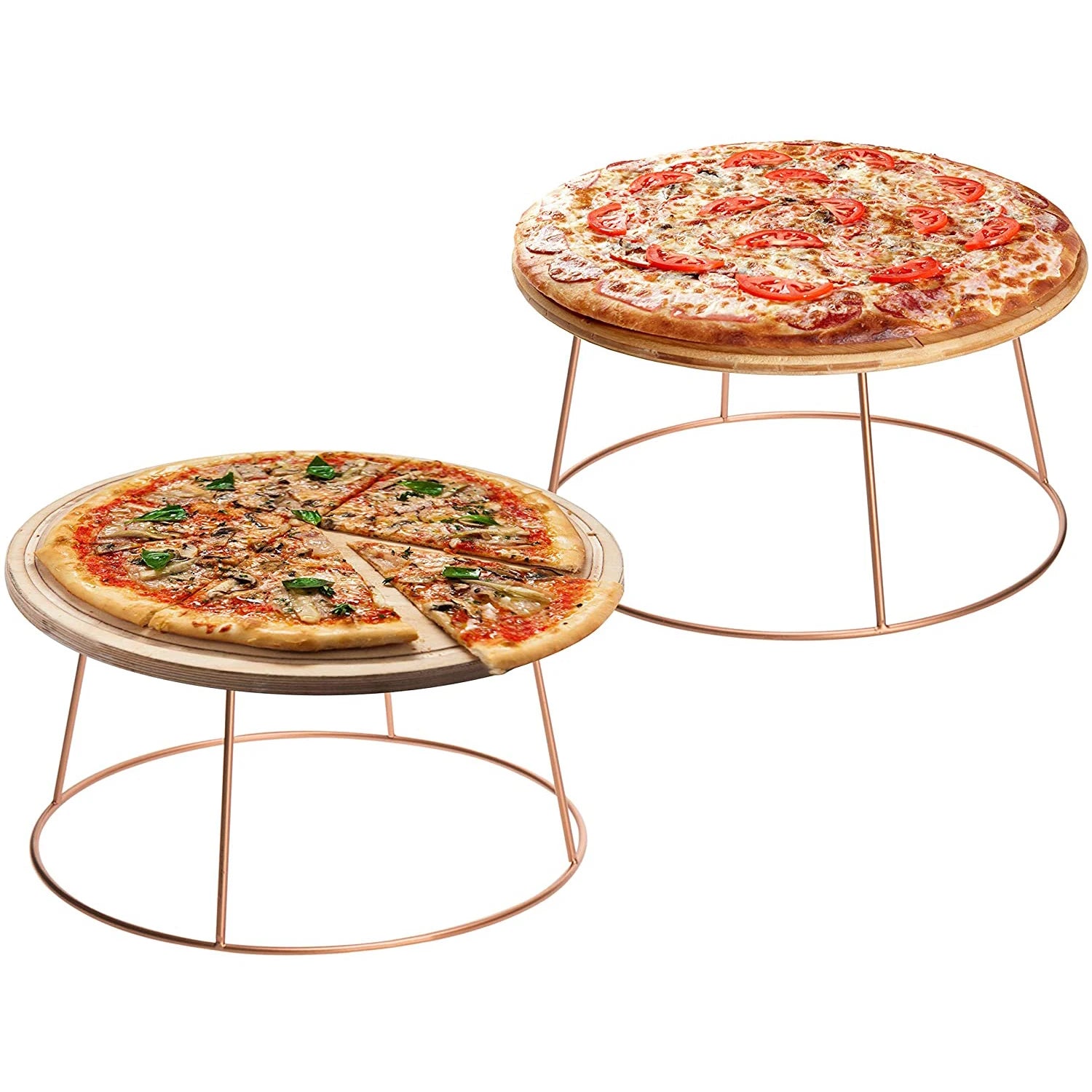 Metal Food Grade Modern Round Cake Stand Set with 1kg Weight Customized Color OEM/ODM for Wedding Food Display Dessert Tray