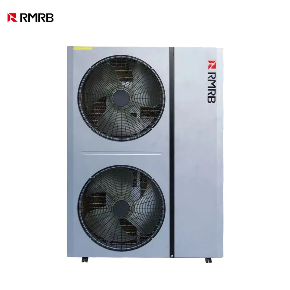 EVI Mitsubishi Compressor DC Inverter Water Heater Heat Pump Integral Air Source R32 R410A 12KW 16KW 18KW Heating System