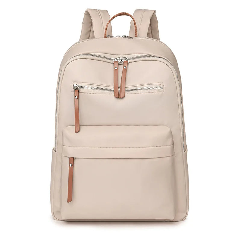 2025 NEW Nylon Fabric Large Capacity Backpacks for Women 3 Colors Nylon School Backpack with Multi Pocket Custom logo
