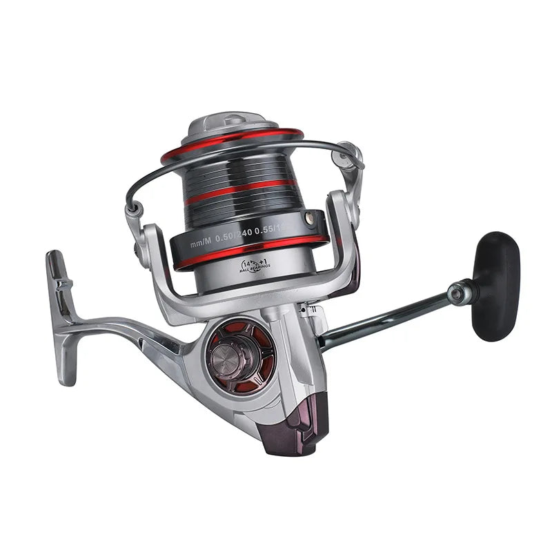 Saltwater 13+1BB Long Cast Metal Spinning Fishing Big Surf Casting Fishing Reel