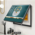 Manufacturer Customized Modern Light Luxury Feather Shelter Box Gold Foil Decorative Painting Printed Paper Weak Current Mural