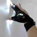 LED Flashlight Gloves Cool Gadgets Tools for Repairing Fishing Camping