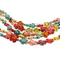 Wholesale Multi Color Howlite Turquoise Little Tortoise Turtle Shape Beads for Jewelry Making 14x18mm Length 38cm 15"