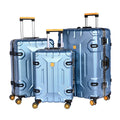 Wholesale Travel Suitcase High Quality Aluminium Frame Spinner Custom Zipper Carry Luggage  Suitcase Set