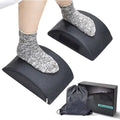 2 in 1 Ergonomic Memory Foam Under Desk Foot Rest Cushion for Office Travel & Airplane Use