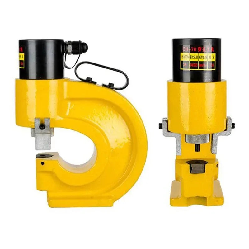 CH-70L Portable Electric Hydraulic Cordless Drill Machine 35T Digger Force Hole Punching Tool Iron Plate Stainless Steel Opener