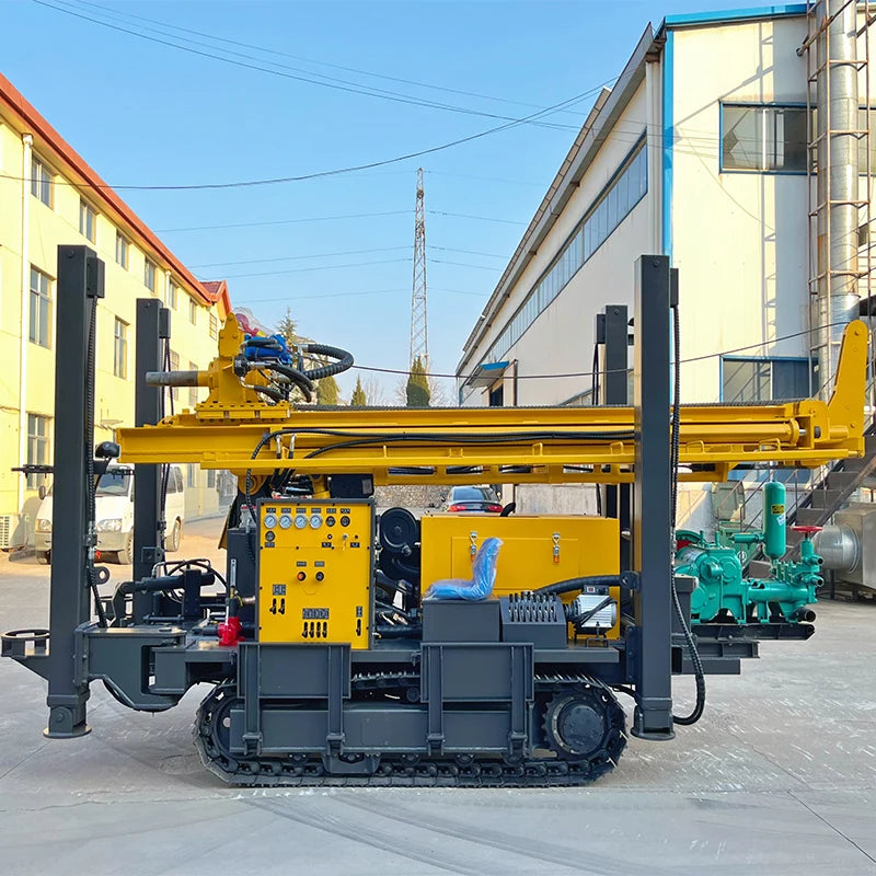 CS400 Steel Crawler Water Well Drilling Equipment with Engine and Motor Core Components for Comprehensive Well Testing