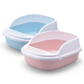 Semi-enclosed Big Self Cleaning Biodegradabele Design Cat Litter Box