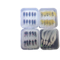 YOUME 10pcs/set Insects Flies Fly Fishing Lures Bait Carbon Steel Hook Fish Tackle With Super Sharpened Crank Hook Perfect Decoy
