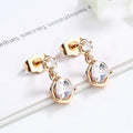 Fashion Jewelry Earrings 18K Gold Plated Party Earring Non Tarnish & Waterproof Jewelry Large Bling Earrings