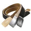 Wholesale Canvas Belt Nylon Braided Belt Men's Roller Alloy Buckle Canvas Belt