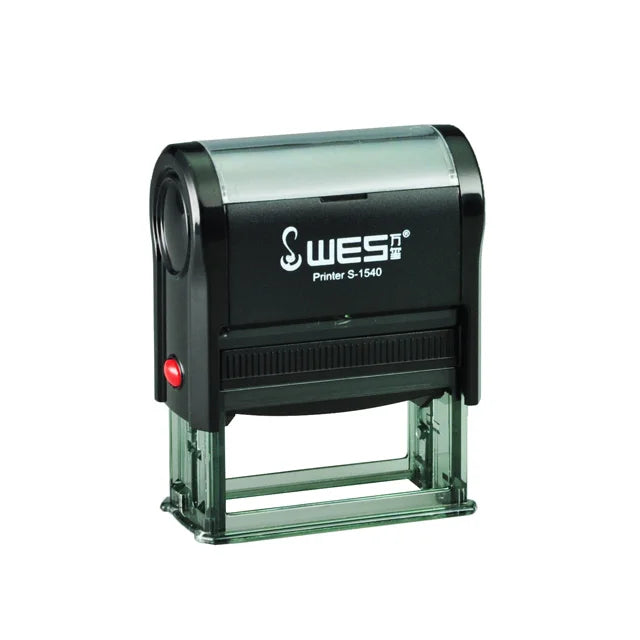 Wes Excise Stamp Logo Stamp Tampon De BureauSelf-inking Stamp S-1540