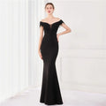 Hot Sale Slim Fit V Neck Elegant Formal Long Gown Club Party Bridesmaids Long Formal Dresses