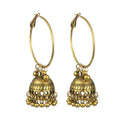 Bohemian Women Jewelry Gold Indian Bells Original Exaggerated Exotic Jhumka Earring