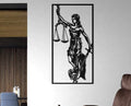 Modern Home Decor Metal Wall Hanging Decor Scales of Justice Wall Art Law Office Home Art Metal Wall Sign Decor Metal Crafts