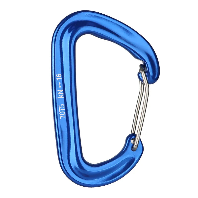 ck Climbing Master Lock Mountaineering D-Shape Buckle Aluminum 7075 Quick-hanging Safety Buckle Carabiner Auxiliary Buckle