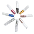 Portable 5ml Square Acrylic Transparent Perfume Bottle Travel-Friendly Plastic PP Pure Dew Pump Sprayer Fillable Packaging