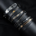 Custom Homme Men Stainless Steel Logo Jewel Rose Gold Bracelet Rose Gold Plated Bracelet for Men